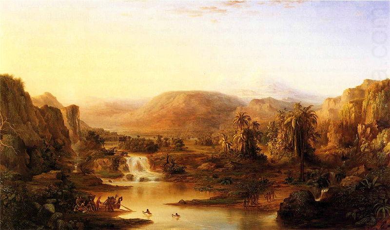 Robert S.Duncanson Land of the Lotos Eaters china oil painting image